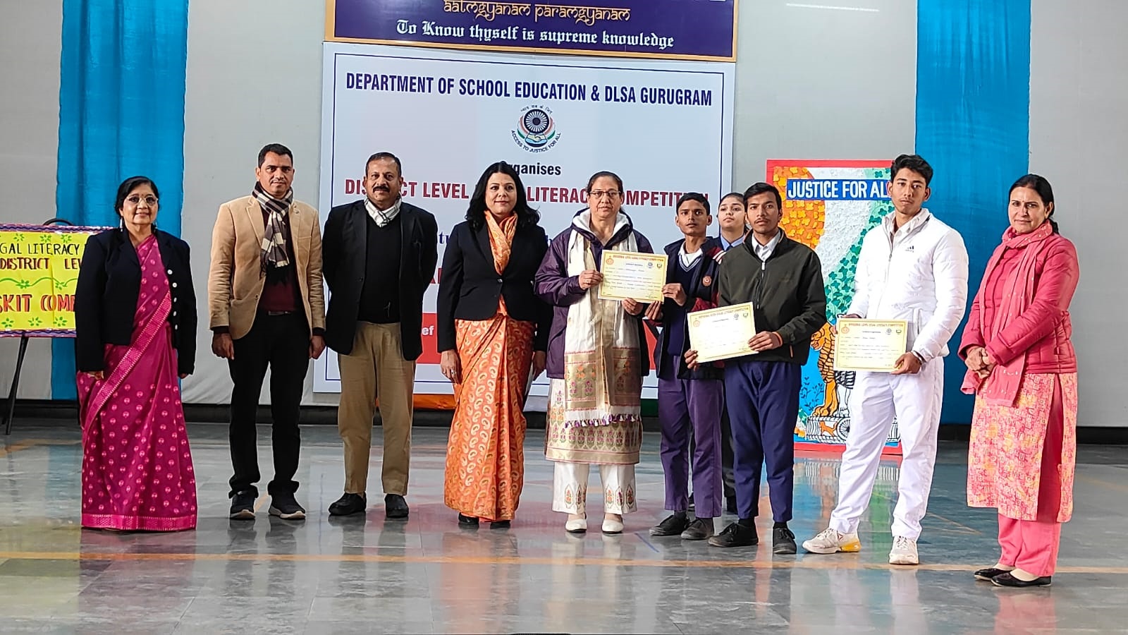 DISTRICT LEVEL LEGAL LITERACY COMPETITION HOSTED BY ROTARY PUBLIC SCHOOL