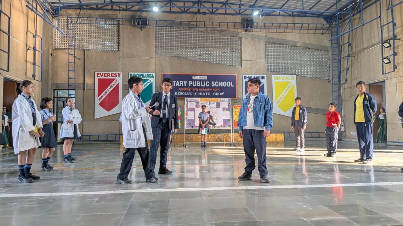 GLIMPSES OF INTERDISCIPLINARY WEEK(SCIENCE +PHYSICAL  EDUCATION)