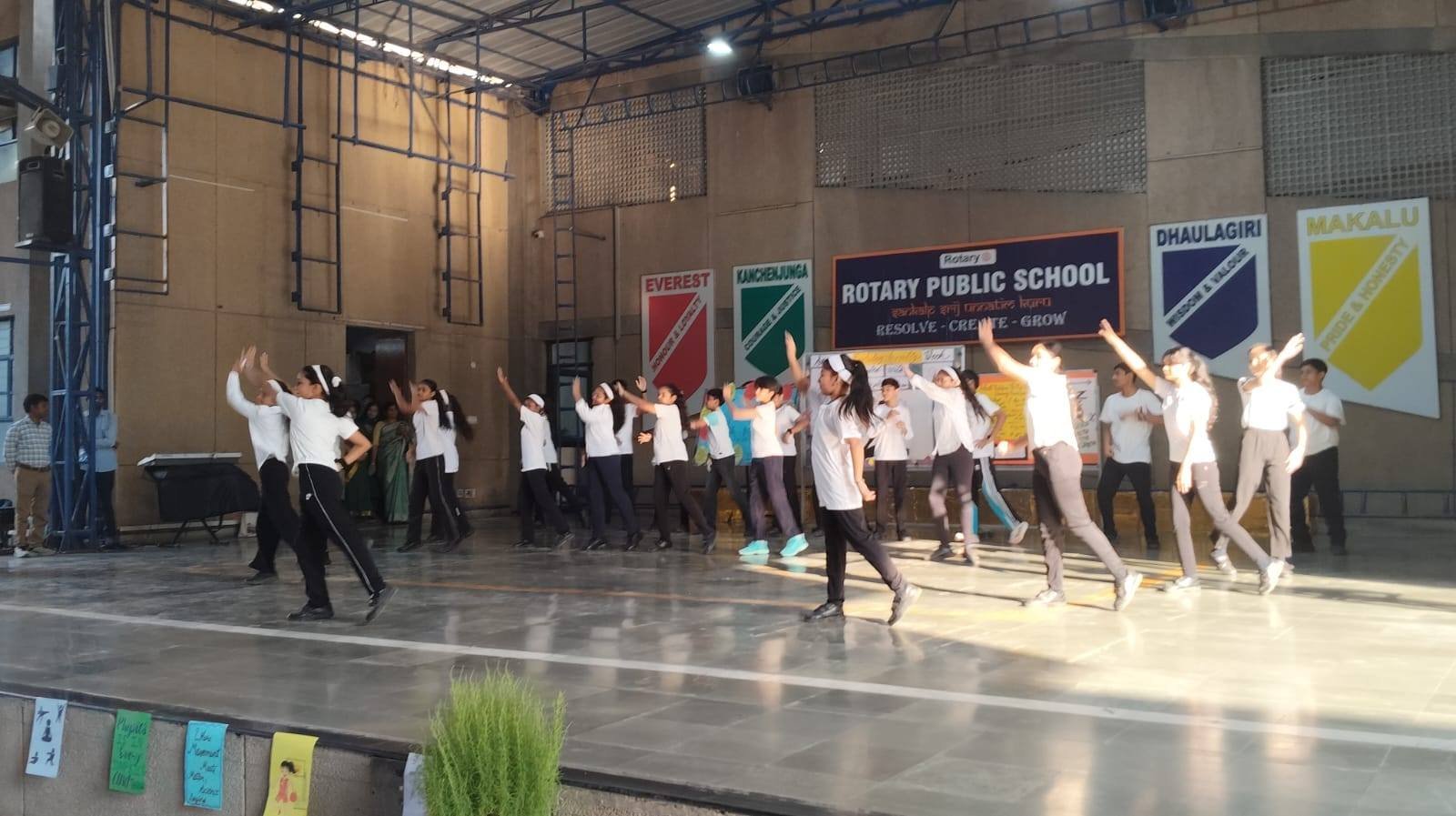 GLIMPSES OF INTERDISCIPLINARY WEEK(SCIENCE +PHYSICAL  EDUCATION)