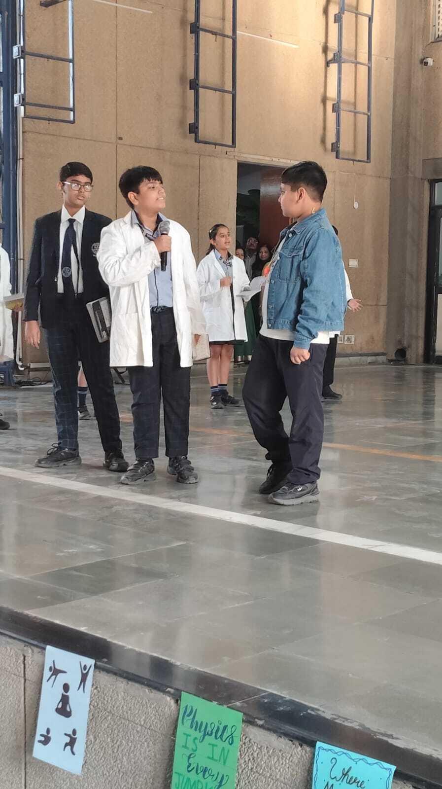 GLIMPSES OF INTERDISCIPLINARY WEEK(SCIENCE +PHYSICAL  EDUCATION)