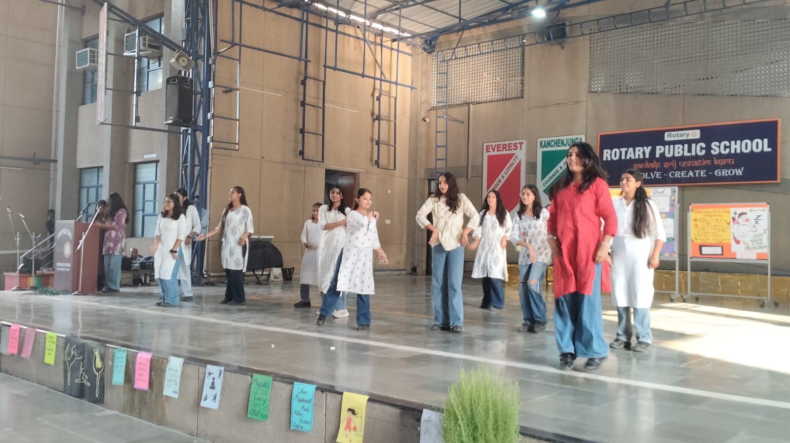 GLIMPSES OF INTERDISCIPLINARY WEEK(SCIENCE +PHYSICAL  EDUCATION)